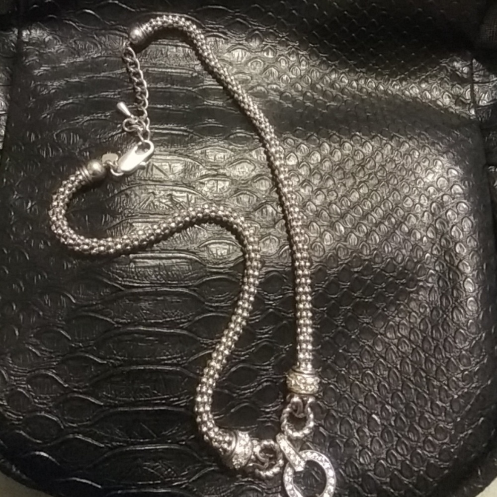Silver simple necklace